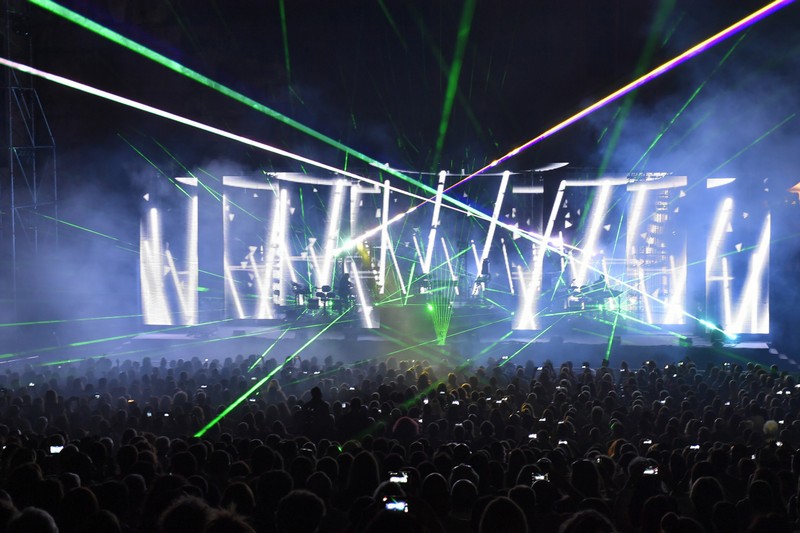 Jean Michel Jarre at Baalbeck Festival